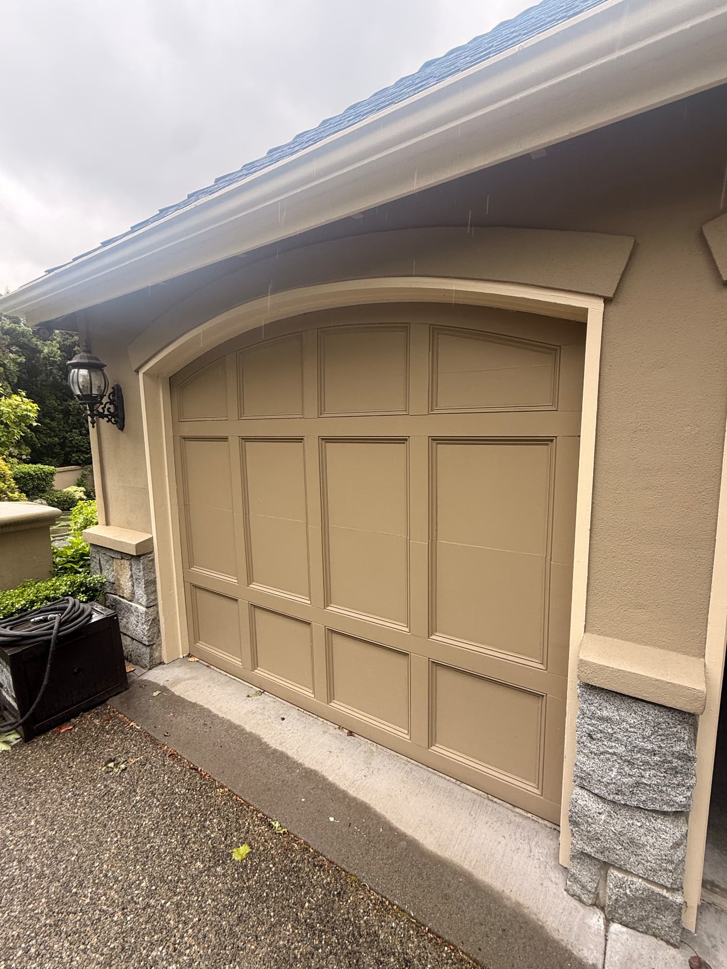 Garage door back on track and fully repaired after service